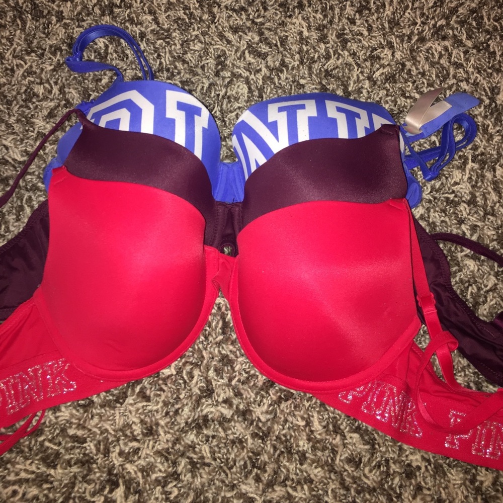 3 PINK bras