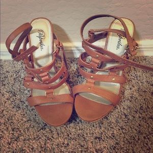 5 inch Brown Wedges