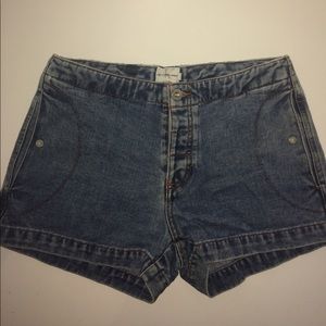 Calvin Klein Light Blue Denim Hight Rise Shorts