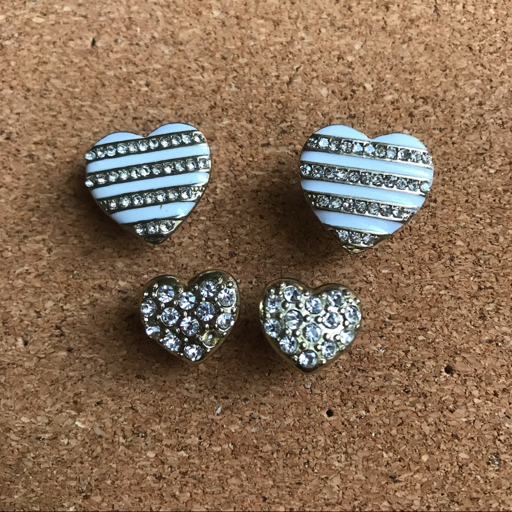 GUESS Heart Earrings Bundle