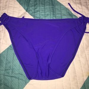 Purplish-blue bikini bottoms