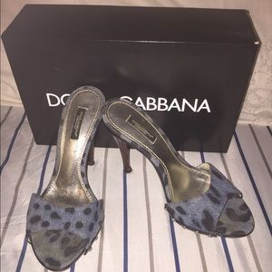 Dolce and Gabana denim Slides Sz 9 *SALE!!*