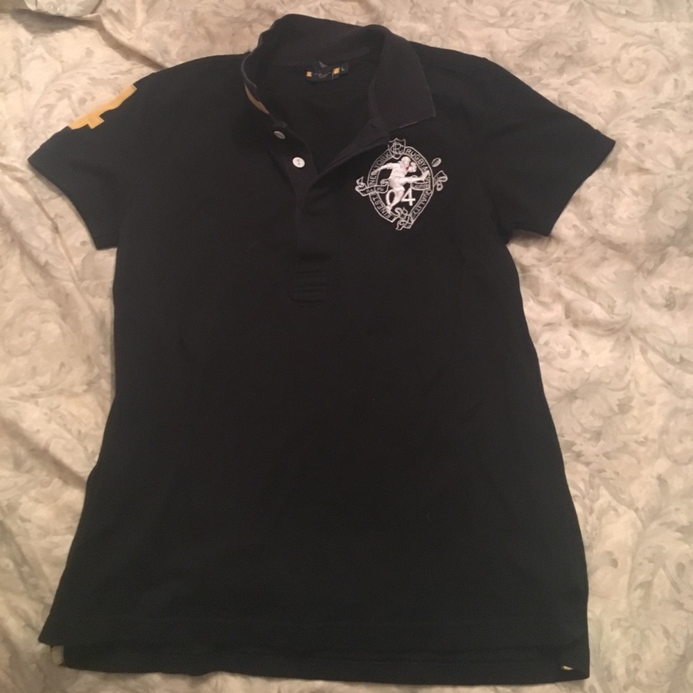 Ralph Lauren Rugby black polo shirt