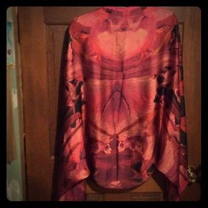 Ted Baker cape scarf 100% Silk