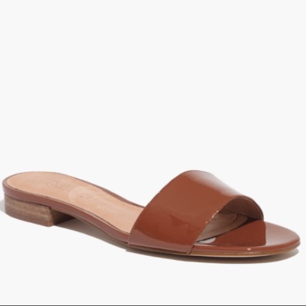 Madewell Caren Slide in Patent Leather