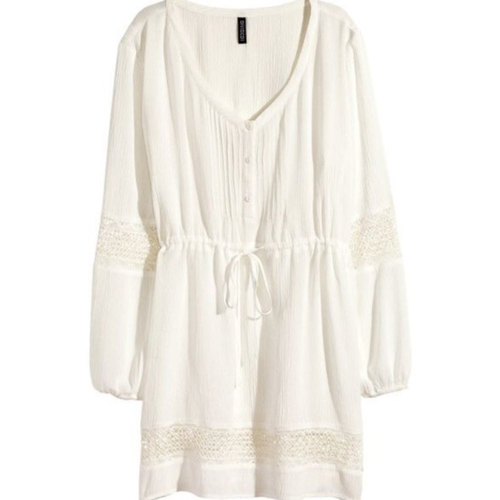 H&M White Lace Dress