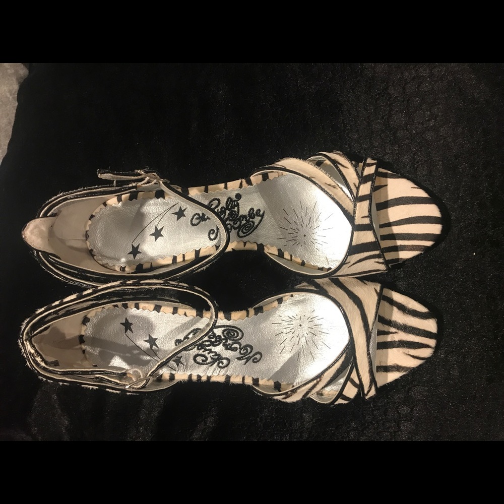 Brand New- Naughty Monkey Jungle Fever Heels 8 1/2