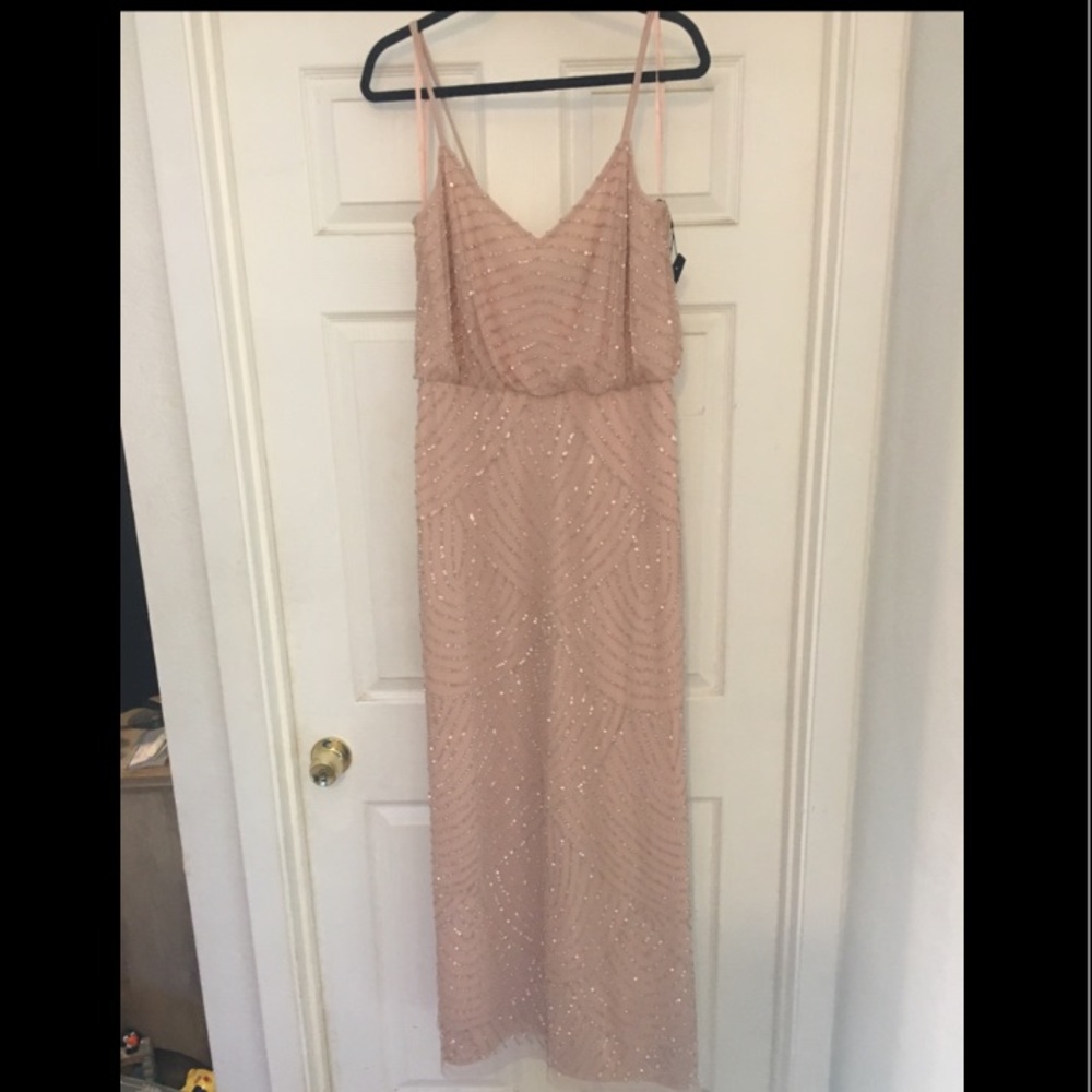 Adriana Papell beaded gown