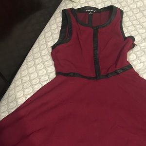 Burgundy dress .. size small