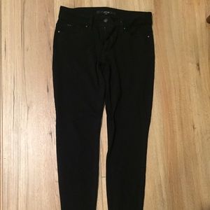 Joe's jeans, stretchy black pants with pockets.