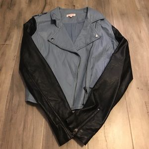 Two tone Moto jacket