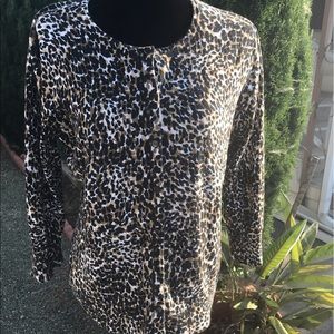 ⚠️Leopard print 3/4 cardigan