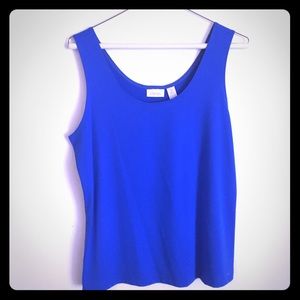 Pretty blue tank