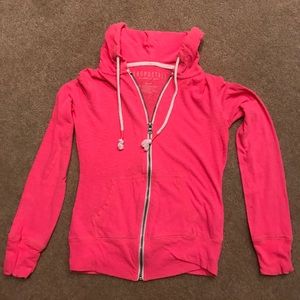 Long sleeve zip up hoodie