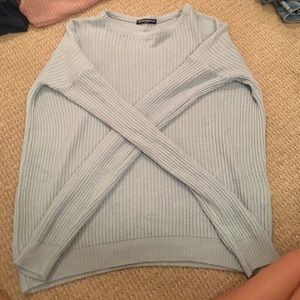 Blue brandy Melville sweater