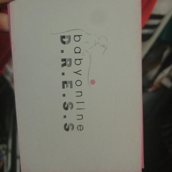 Coral Chiffon and Lace Dress - Picture 4 of 4