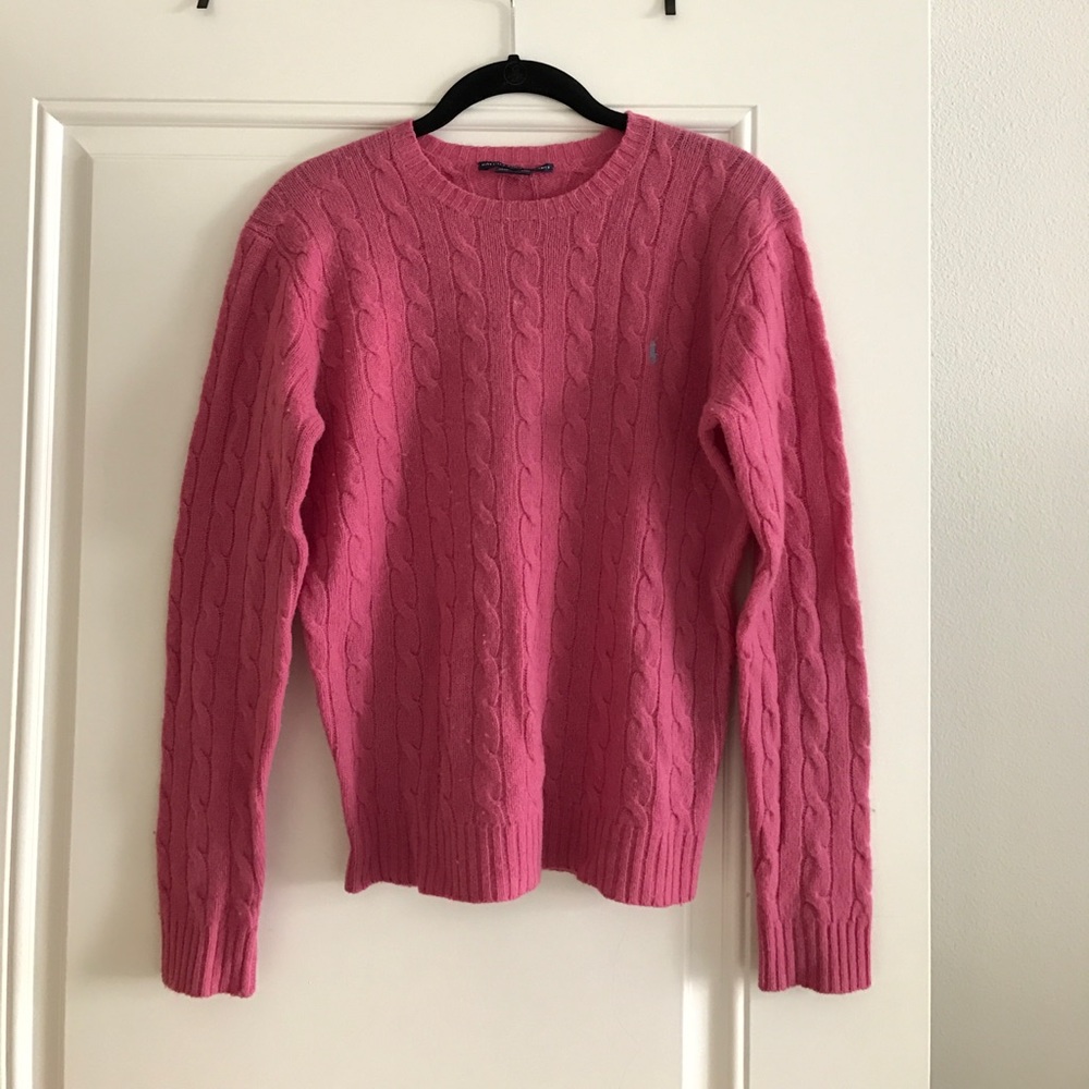 Ralph Lauren Pink Wool Sweater