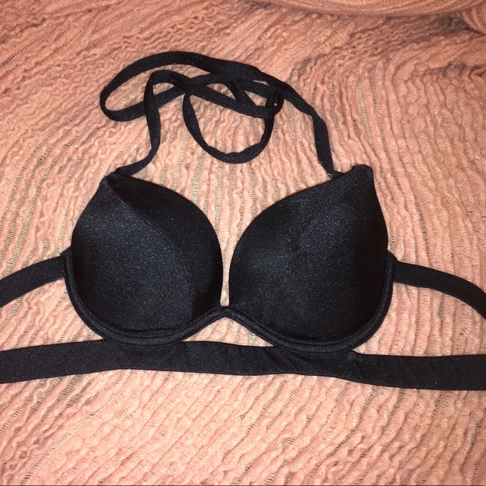 Victoria's Secret Black Cut Out bikini top