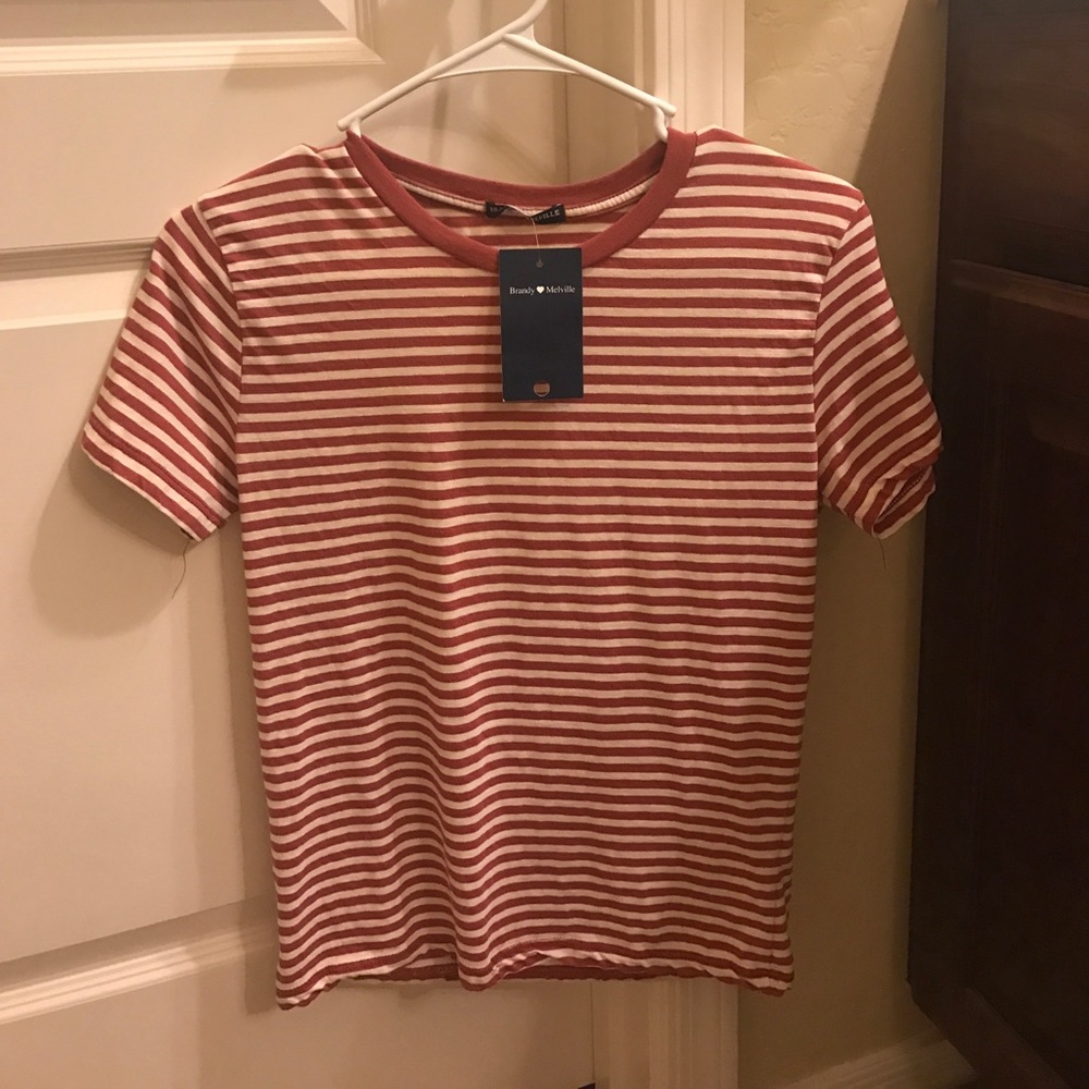 striped brandy melville tee