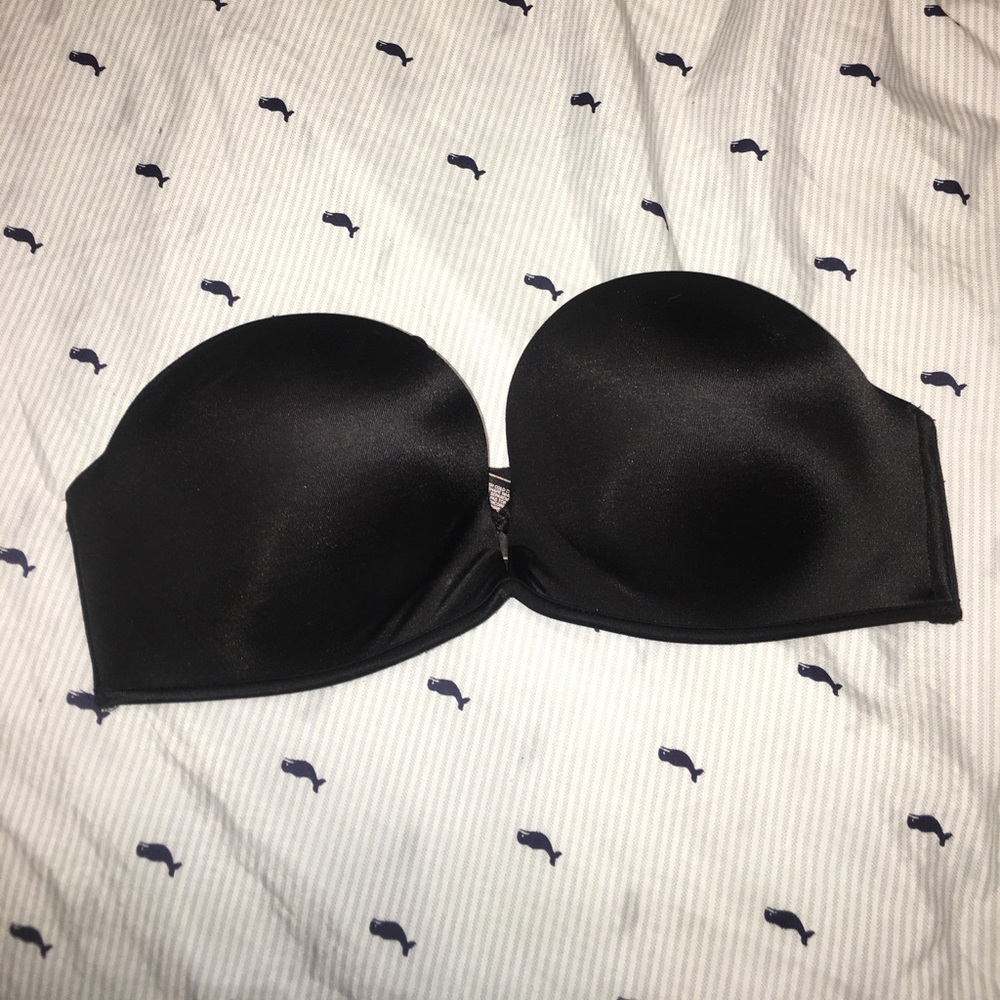 Victoria Secret black strapless NWOT