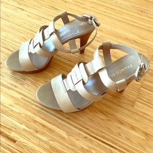 Franco Sarto nude platform sandal
