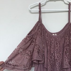 Off the shoulder crop!