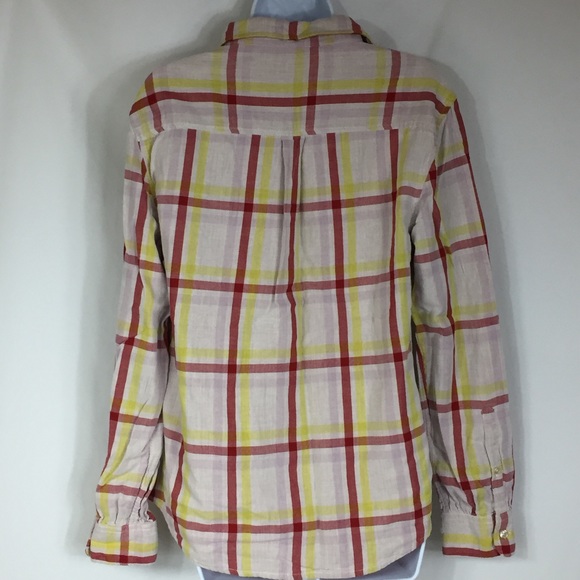 Jachs Girlfriend Plaid Shirt Size M - Picture 2 of 5