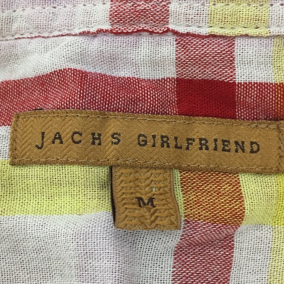 Jachs Girlfriend Plaid Shirt Size M - Picture 3 of 5