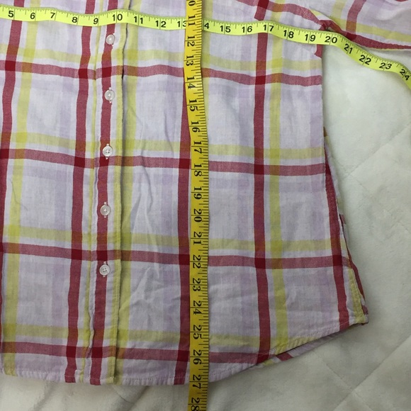 Jachs Girlfriend Plaid Shirt Size M - Picture 5 of 5