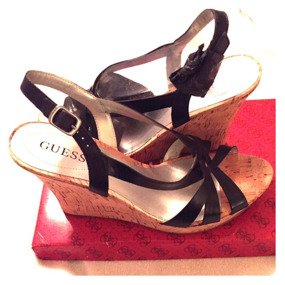 Brand new Guess wedge sandals