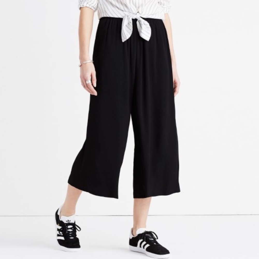 *NEW MADEWELL CLEMENTE CROP PANTS IN BLACK SIZE XS