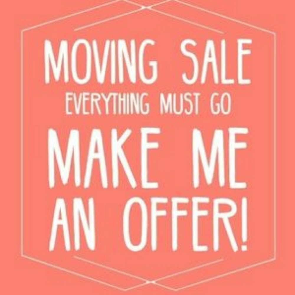 Moving Sale