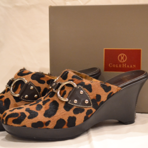 Cole Haan Leopard Print "Jianna" Clog