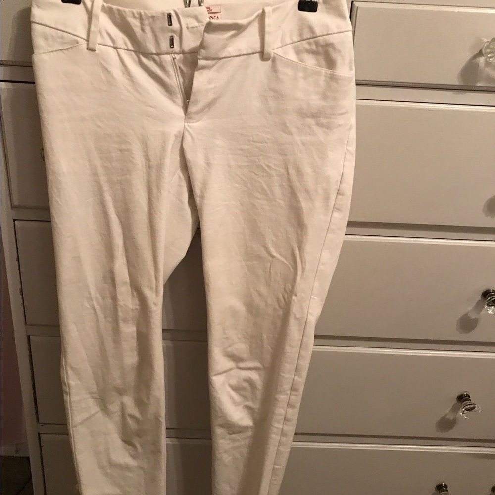 White Merona Cropped Pants