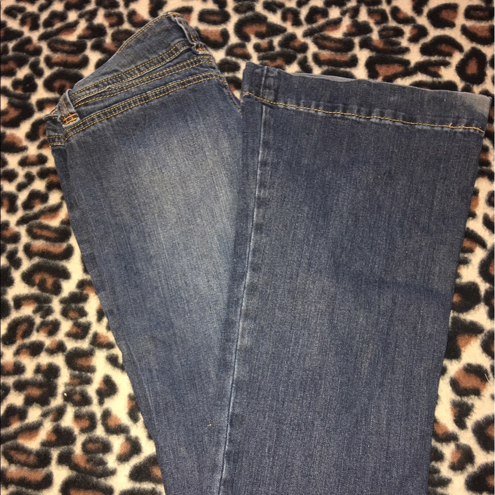 Adam Levine flare jeans