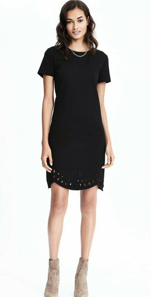 Banana Republic Laser Cutout Ponte Dress