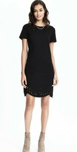 Banana Republic Laser Cutout Ponte Dress