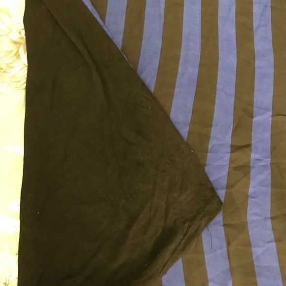 2x blue and black striped top - Picture 2 of 2