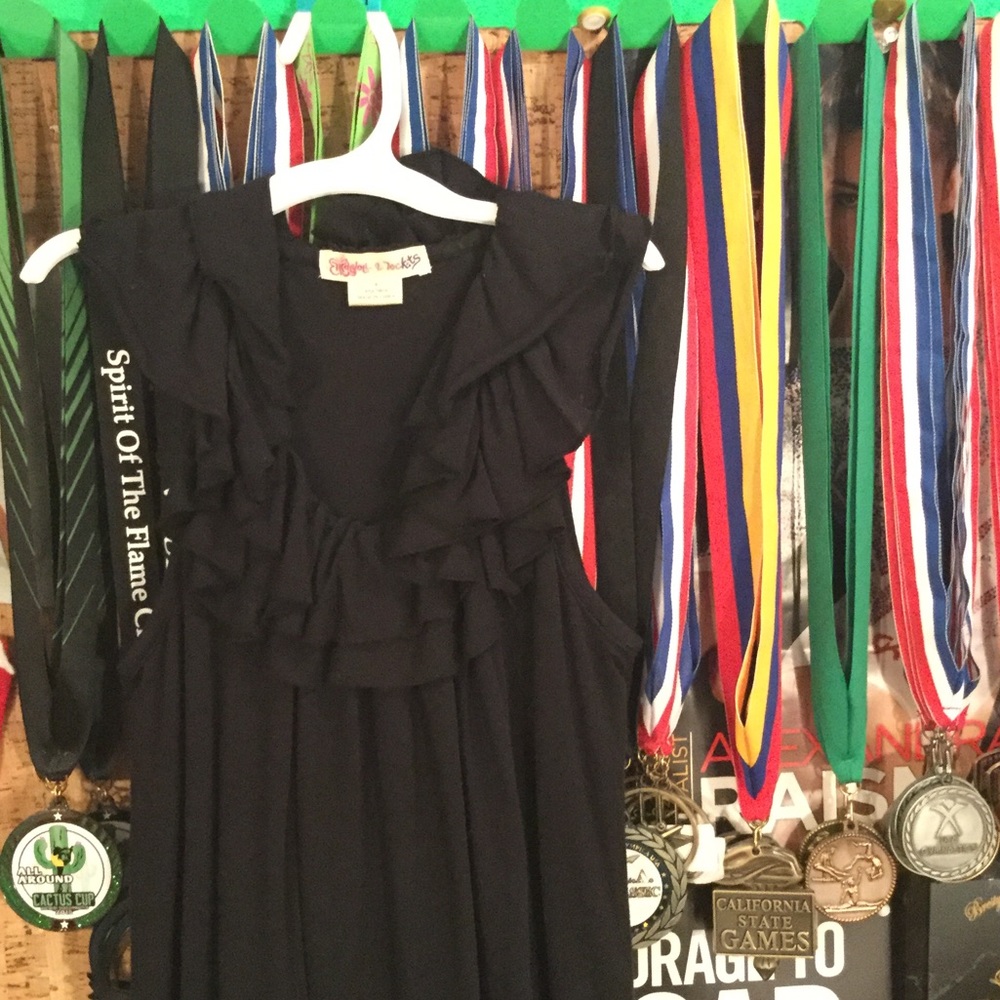 Kids black cocktail dress
