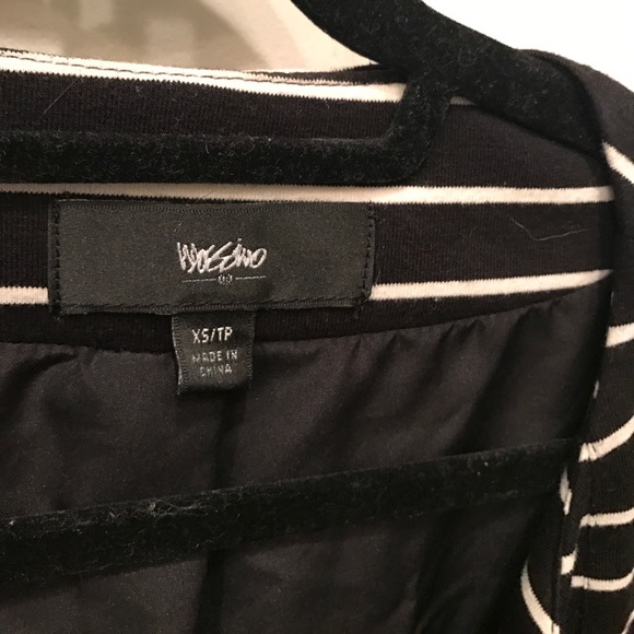 Black white striped jacket size xs - Picture 4 of 4