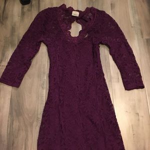 Lace dress 👗 with open back