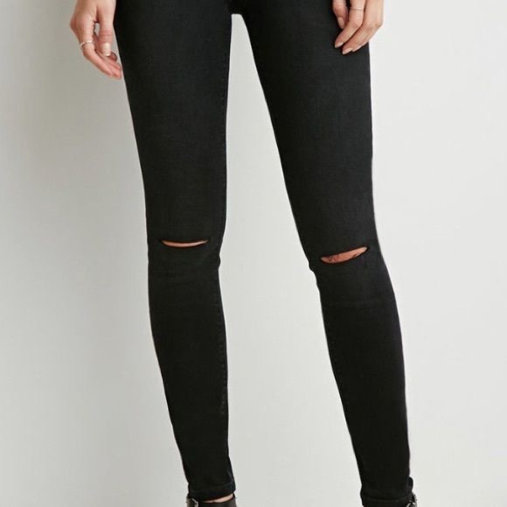 AE ripped super stretch jeans
