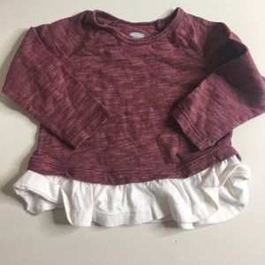 Old navy 6-12 girl shirt long sleeved