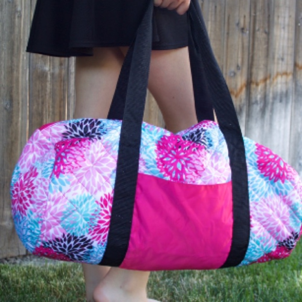 Floral Duffel Bag
