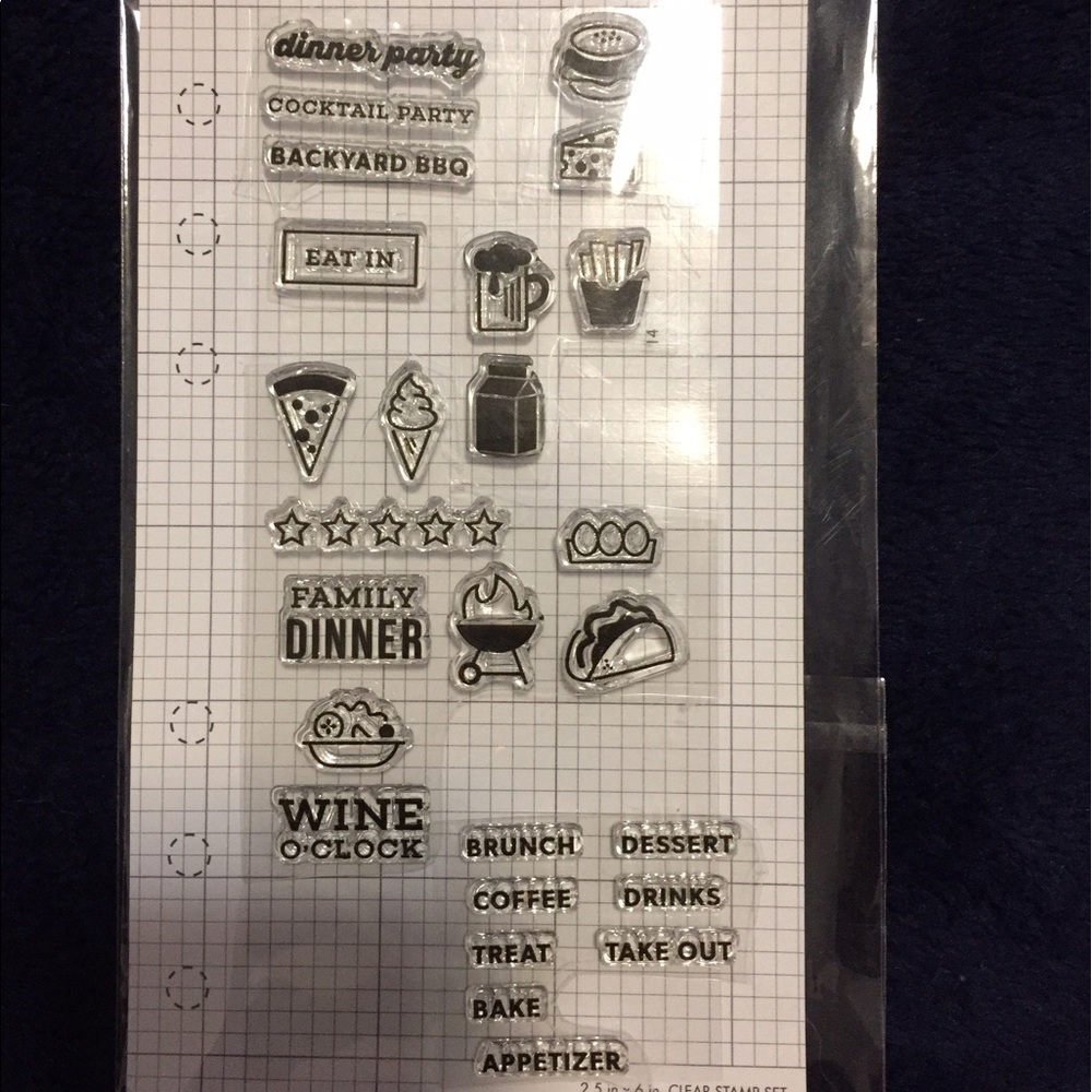 New Lot of clear planner stamps for acrylic blocks