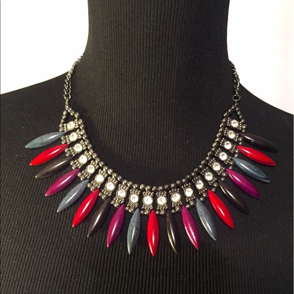 Jewelry - Beads And Crystals Statement Necklace Jewelry - Beads And Crystals Statement Necklace