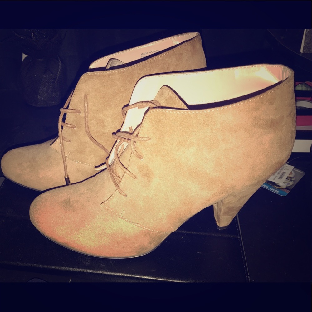 Tan Booties