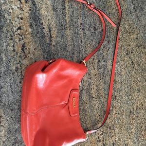Orange Coach Purse