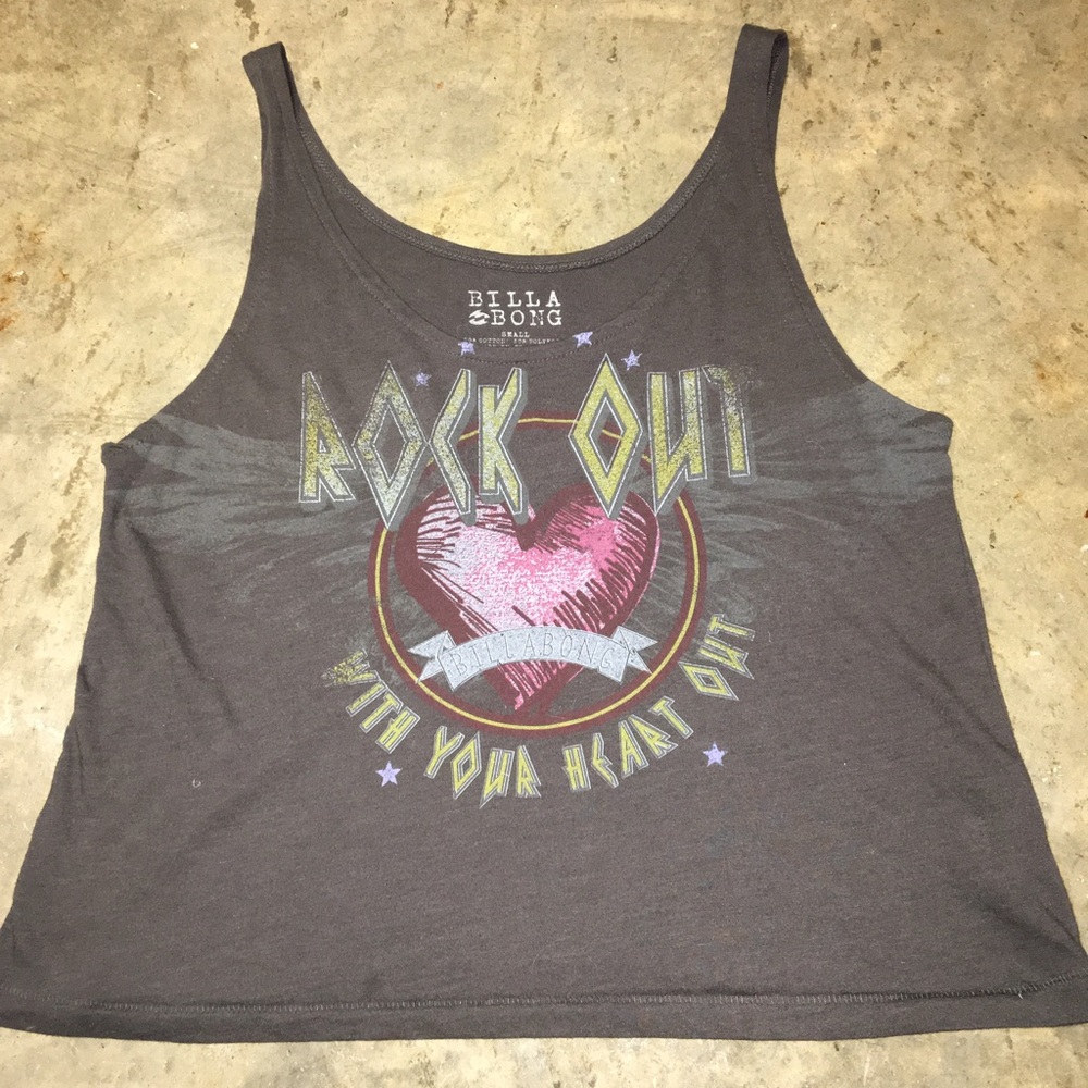 Rock out with your heart out crop top