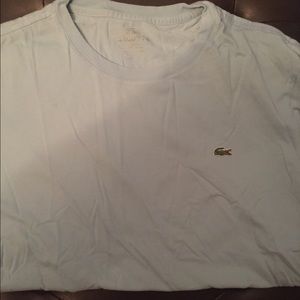 (Basics) Lacoste powder blue tshirt
